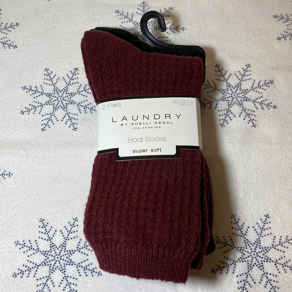 💎Laundry by Shelli Segal Boot Socks-1219